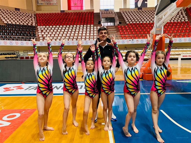 Gaziantep Okul Sporları Gençlik Hizmetleri ve Spor İl Müdürlüğü tarafından düzenlenen “Minik A ve B Jimnastik İl Şampiyonası”nda SANKO Okulları Mi..