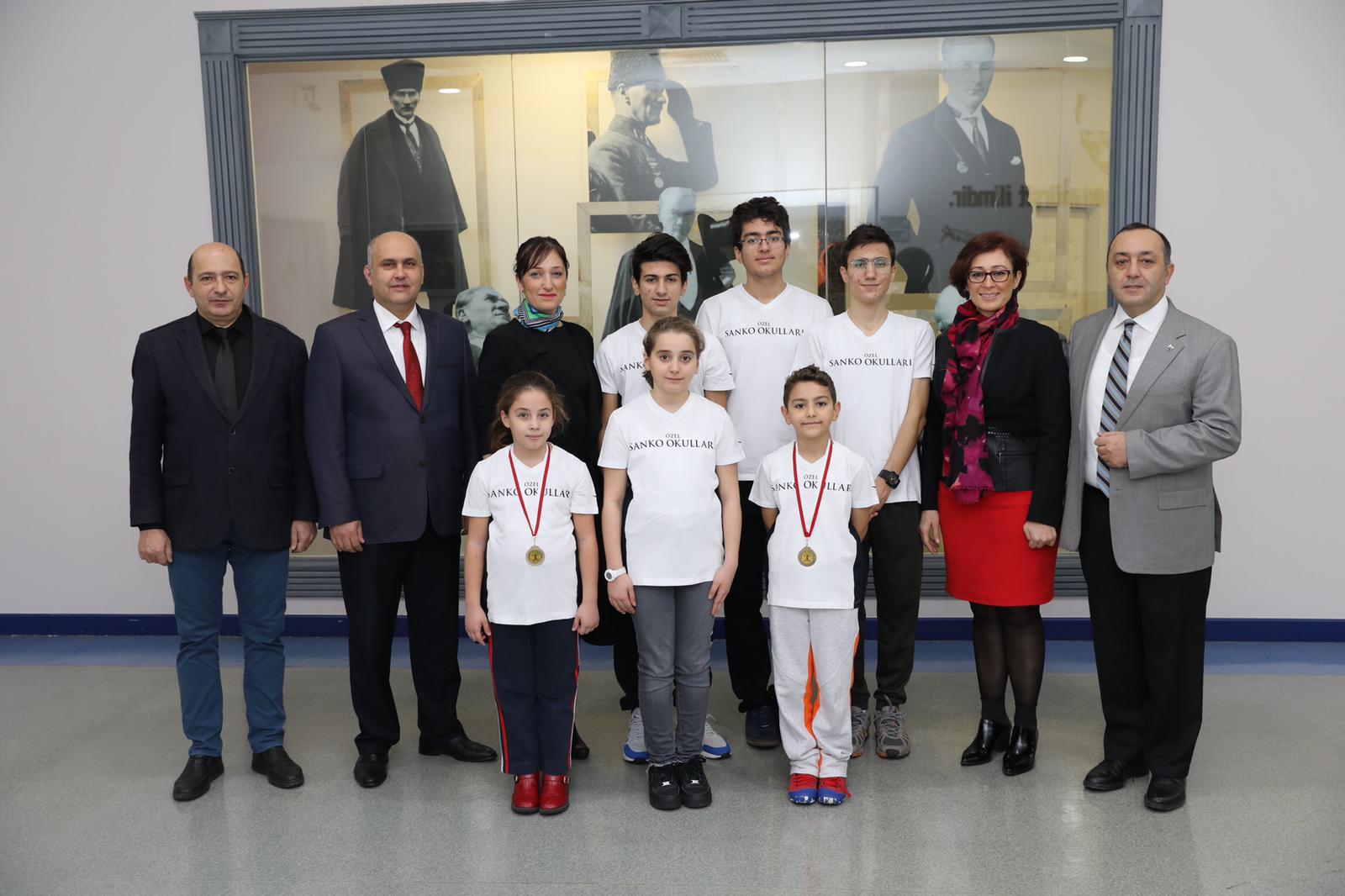 SANKO Okulları öğrencileri, Gaziantep Satranç İl Temsilciliği tarafından düzenlenen “Gaziantep Küçükler – Yıldızlar İl Birinciliği Satranç..